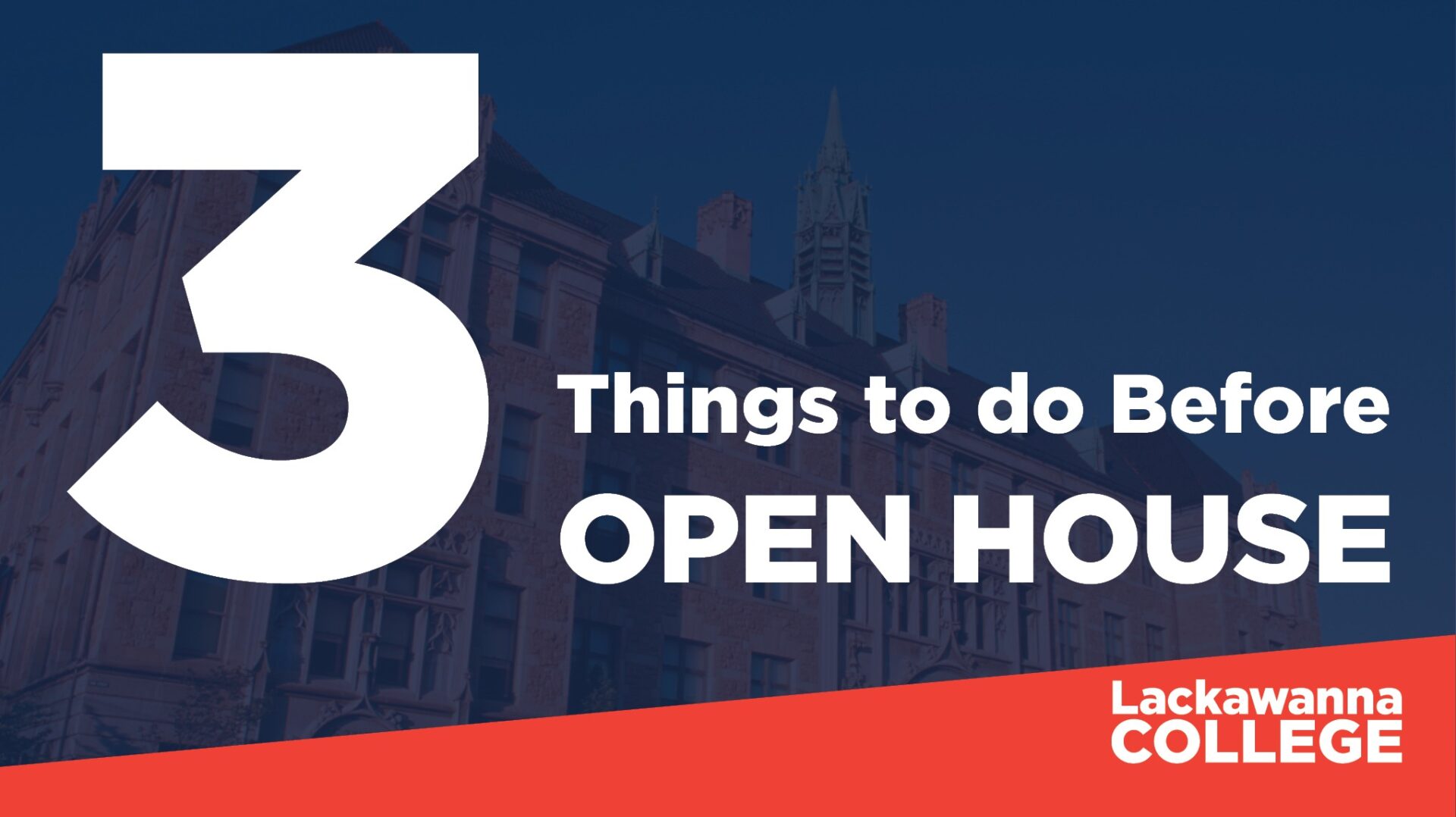 3 Things to do Before Open House