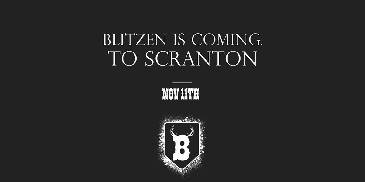 Blitzen is Coming to Scranton - Nov 11th
